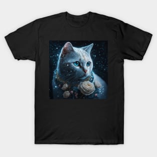 Snowy White British Shorthair T-Shirt